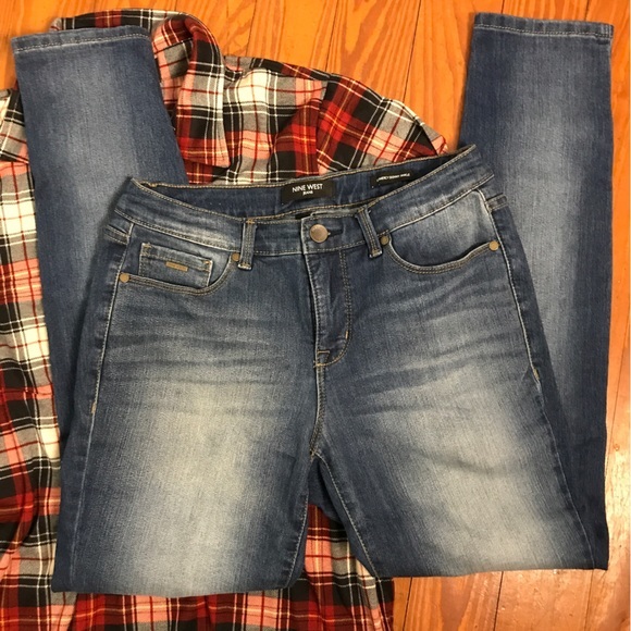 $15 if bundled Nine West Gramercy Skinny Ankle Jeans Pre-owned - Picture 4 of 9